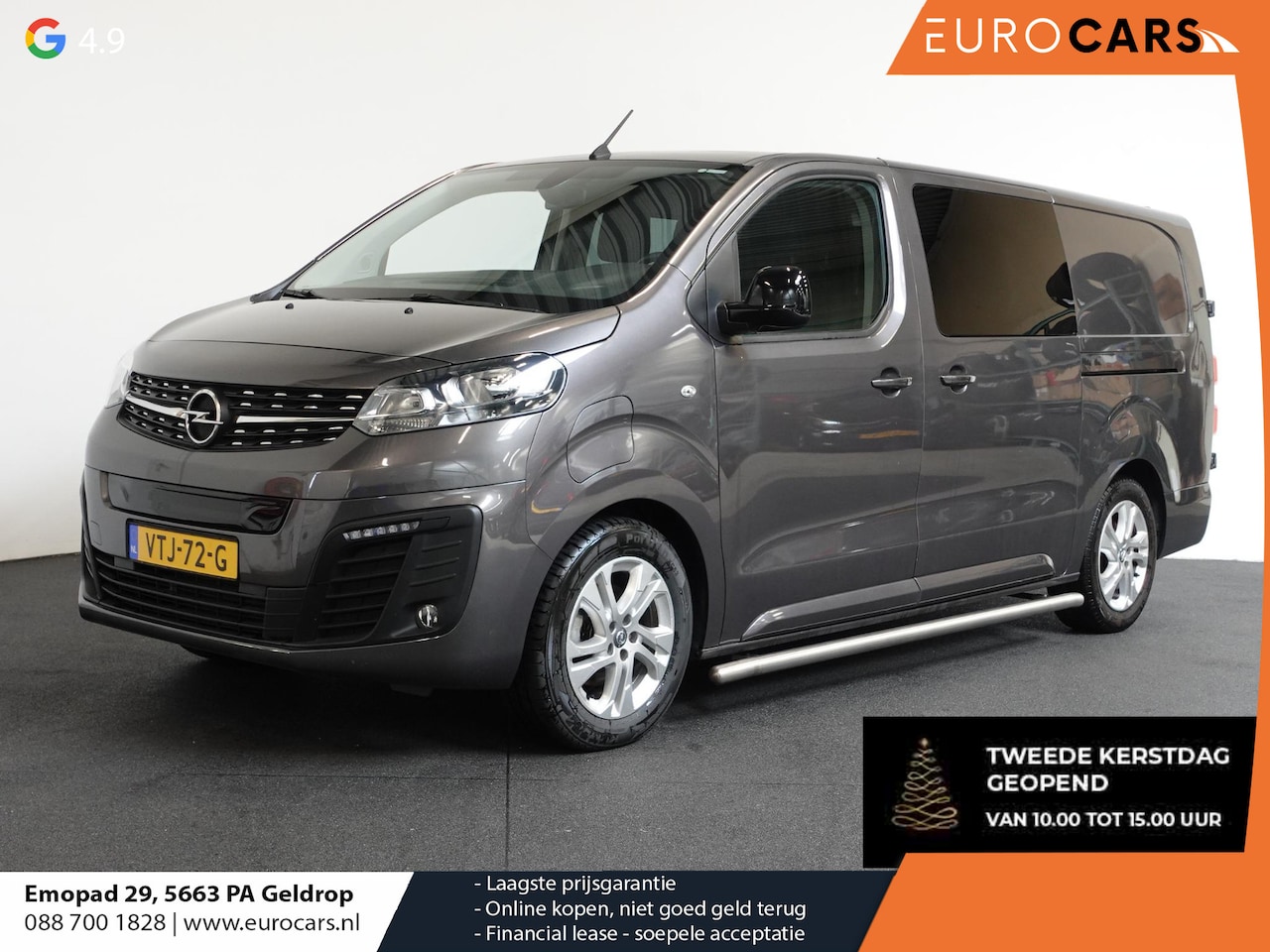 Opel Vivaro-e - L3H1 Dubbele Cabine Edition 75 kWh Automaat Airco - AutoWereld.nl