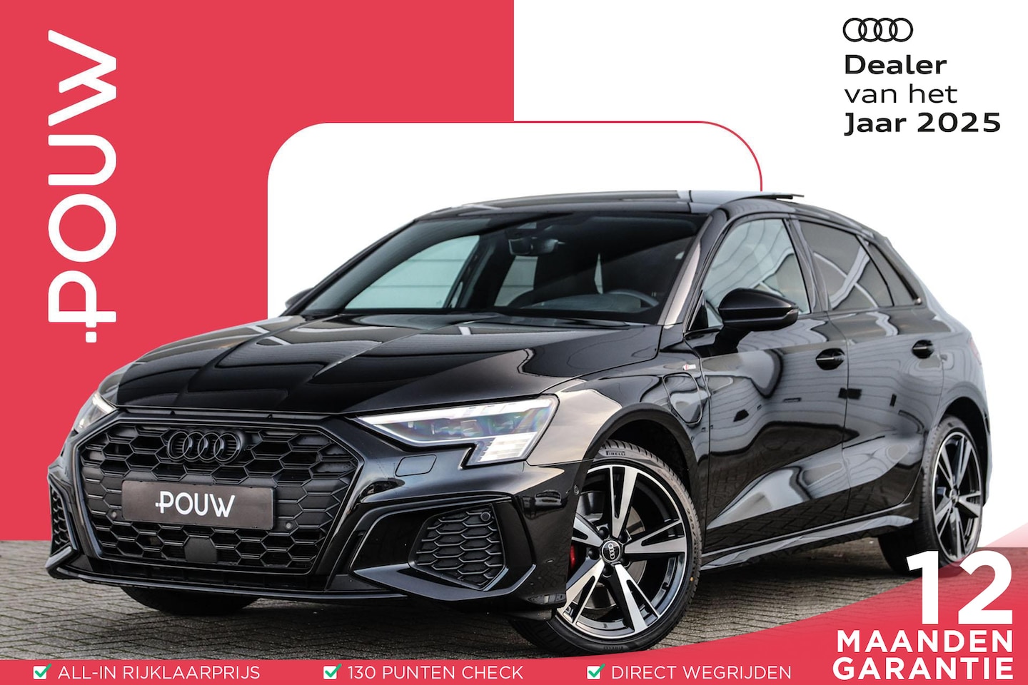Audi A3 Sportback - 45 TFSIe 245pk S-Line Competition | RS Stoelen | Panoramadak | B&O Sound - AutoWereld.nl