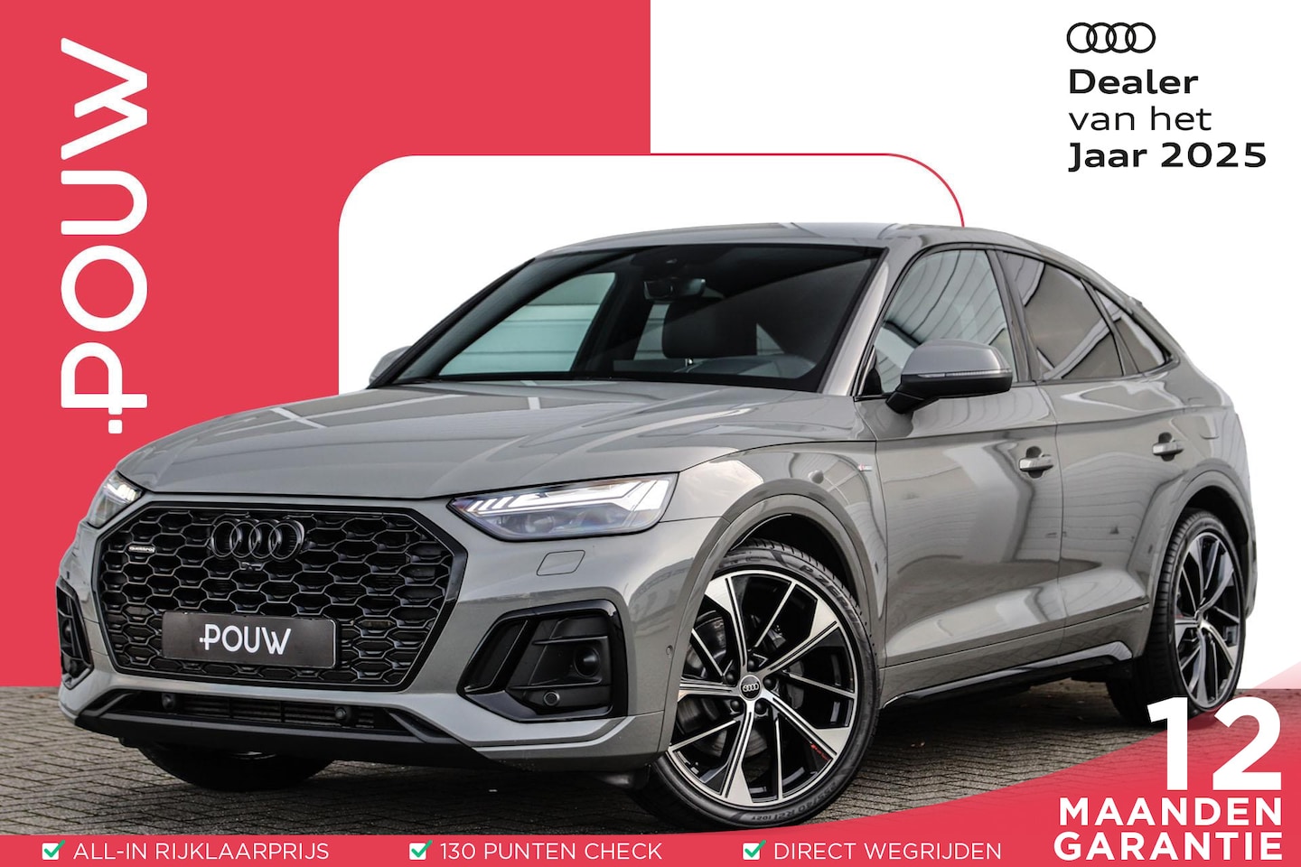 Audi Q5 Sportback - 50 TFSIe 299pk Quattro S-Line Edition | Luchtvering | B&O Sound | Head-up Display - AutoWereld.nl