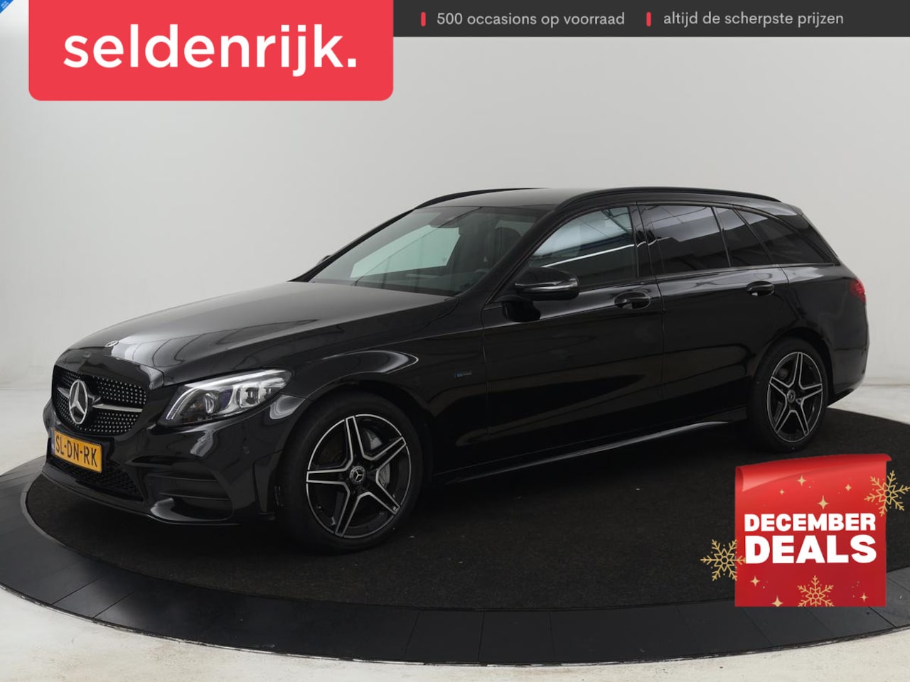 Mercedes-Benz C-klasse - 300e AMG Night | Adaptive cruise | Stoelverwarming | Carplay | Leder/Alcantara | Camera | - AutoWereld.nl