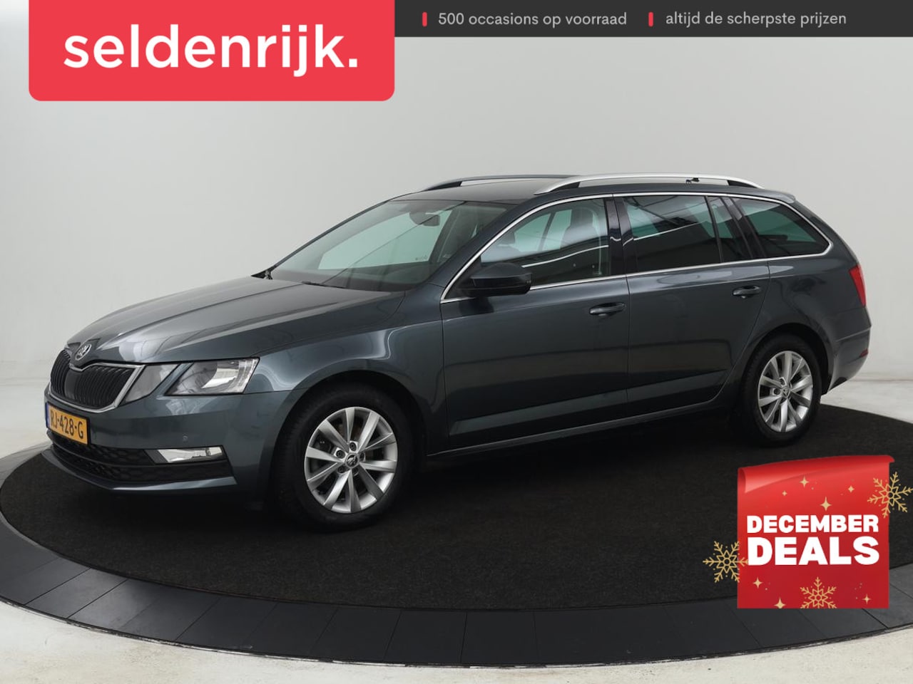 Skoda Octavia - 1.0 TSI Ambition | Stoelverwarming | Trekhaak | Half leder | Carplay | Navigatie | DAB | C - AutoWereld.nl