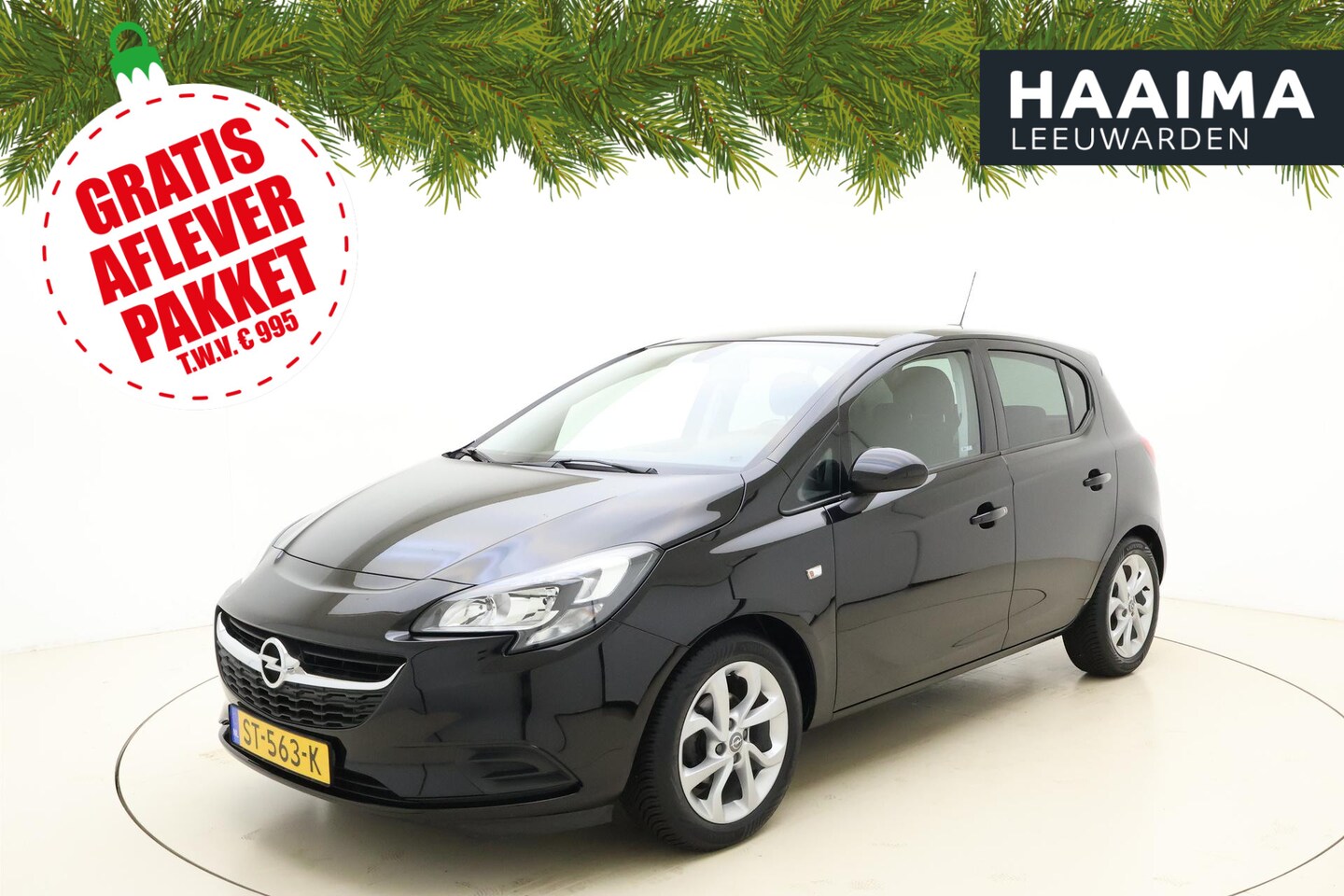 Opel Corsa - 1.4 16v 90pk 5drs Black Edition | Navigatie | Trekhaak | Airco | Cruise control | Lichtmet - AutoWereld.nl