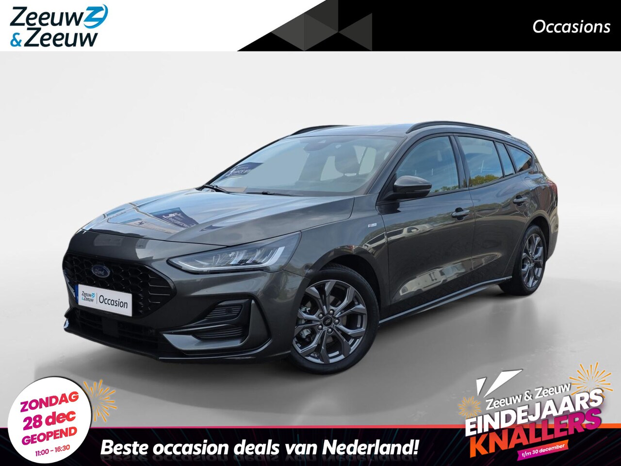 Ford Focus Wagon - 1.0 EcoBoost Hybrid ST Line | Automaat | Led koplampen | Achteruitrijcamera | Apple/Androi - AutoWereld.nl