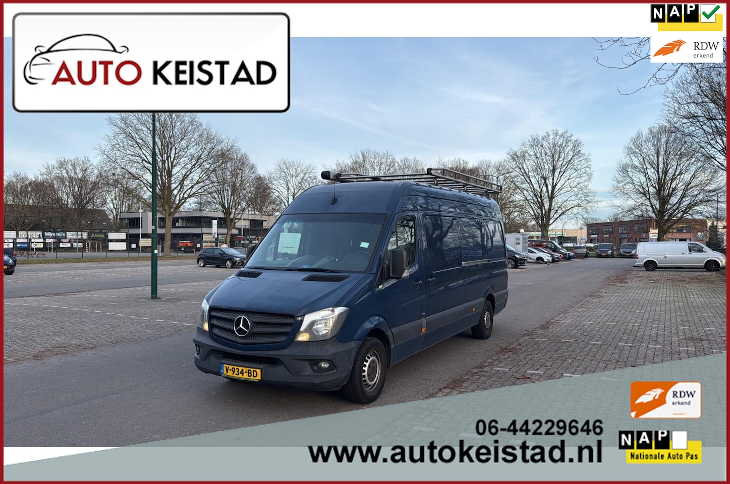 Mercedes-Benz Sprinter - 414 2.2 CDI 432 HD L4 AUTOMAAT NAVIGATIE/CLIMA/CRUISE! - AutoWereld.nl