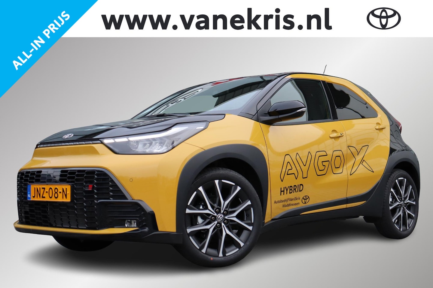 Toyota Aygo X - Hybrid 115 GR Sport Hybrid 115 GR Sport, JBL Audio, Apple Carplay / Android Auto, Parkeercamera, Draadloos opl - AutoWereld.nl
