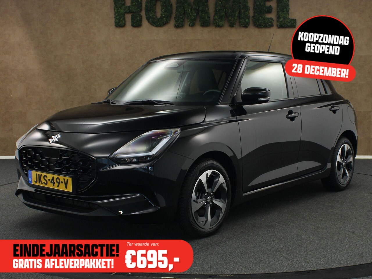 Suzuki Swift - 1.2 Style Smart Hybrid -  CLIMATE CONTROL - NAVIGATIE - PARKEERSENSOREN ACHTER - APPLE CAR - AutoWereld.nl