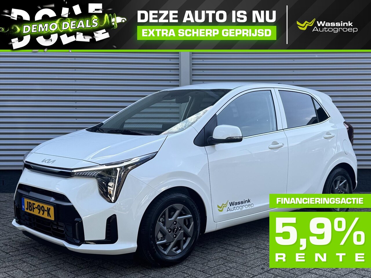 Kia Picanto - Dolle Demo Deals | 1.0 DPi 63pk 4-zits DynamicPlusLine | Airco | Navigatie | Cruise Contro - AutoWereld.nl