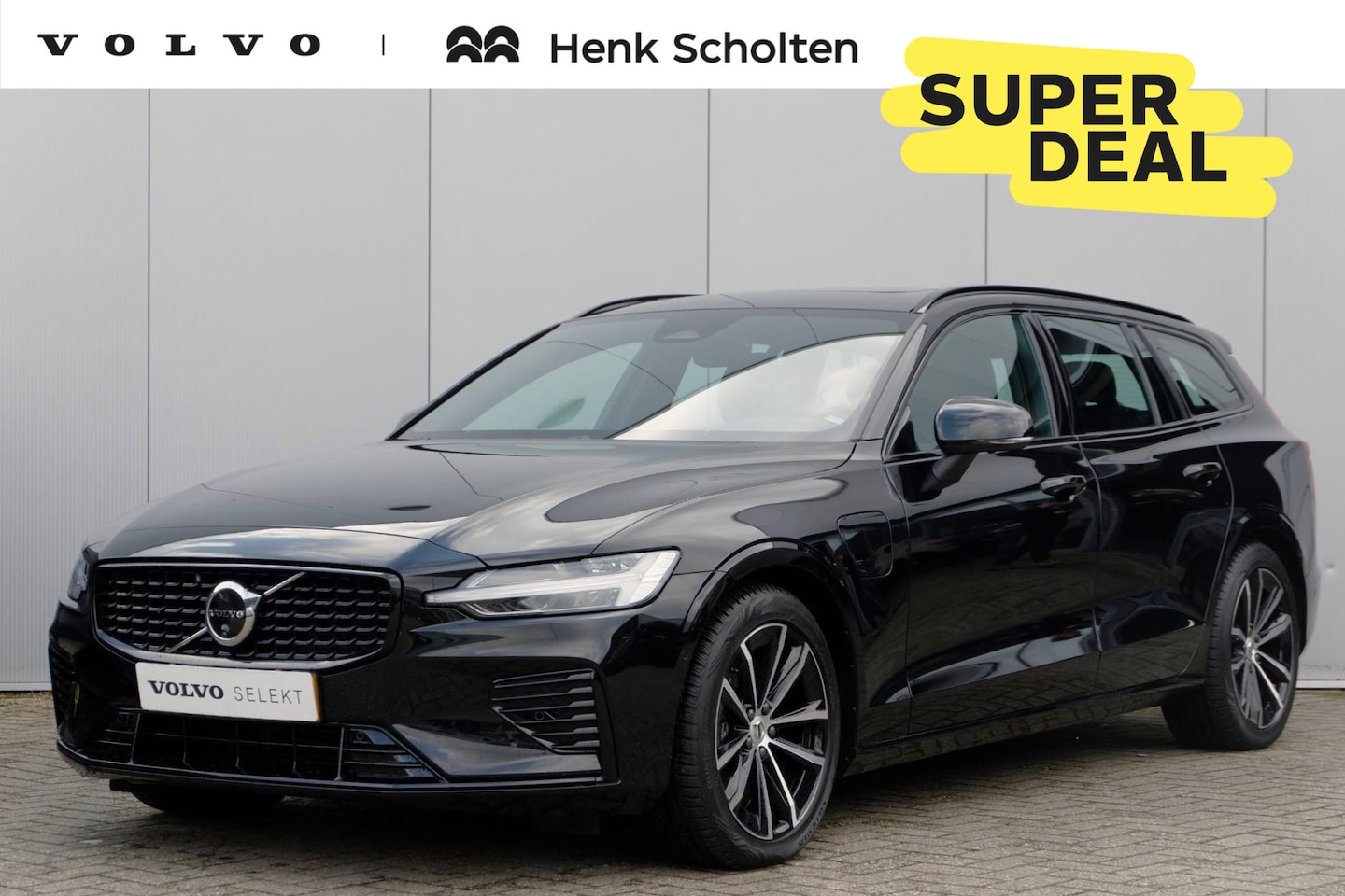Volvo V60 - T6 Plug-in hybrid AWD Plus Dark | Semi elektrische trekhaak | Panorama dak | Premium audio - AutoWereld.nl