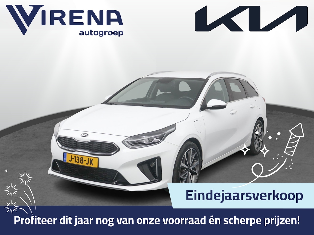 Kia Cee'd Sportswagon - Ceed 1.6 GDI PHEV DynamicPlusLine - Automaat - Adaptive Cruise - Navigatie - Climate Contr - AutoWereld.nl
