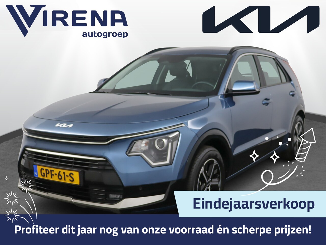 Kia Niro - 1.6 GDi Hybrid DynamicLine Airco - Apple Carplay/Android Auto - Cruise Control - Navigatie - AutoWereld.nl