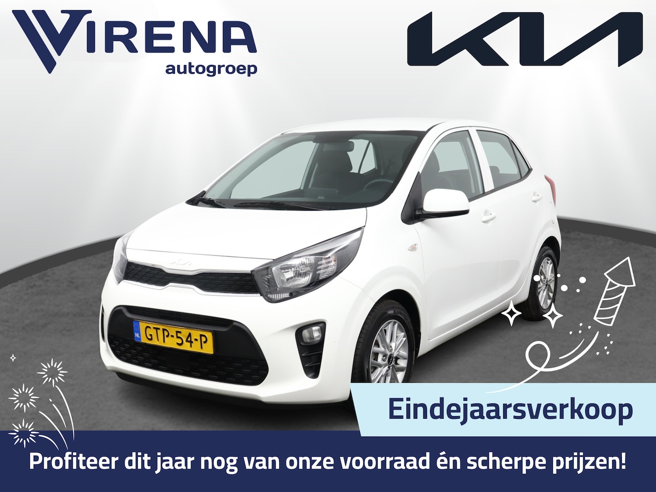 Kia Picanto - 1.0 DPi DynamicLine Airco - Apple Carplay/Android Auto - Cruise Control - Achteruitrijcame - AutoWereld.nl
