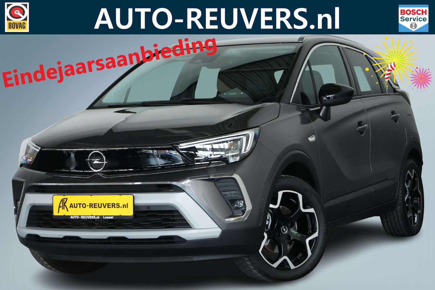 Opel Crossland - 1.2 Ultimate / LED / Navi / CarPlay / Cam / Clima - AutoWereld.nl