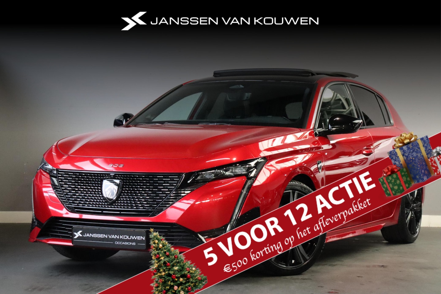 Peugeot 308 - GT Pack Business 1.2 Turbo 130 pk Automaat Pr. Lease €504,- / Schuif-kanteldak / Stoelverw - AutoWereld.nl
