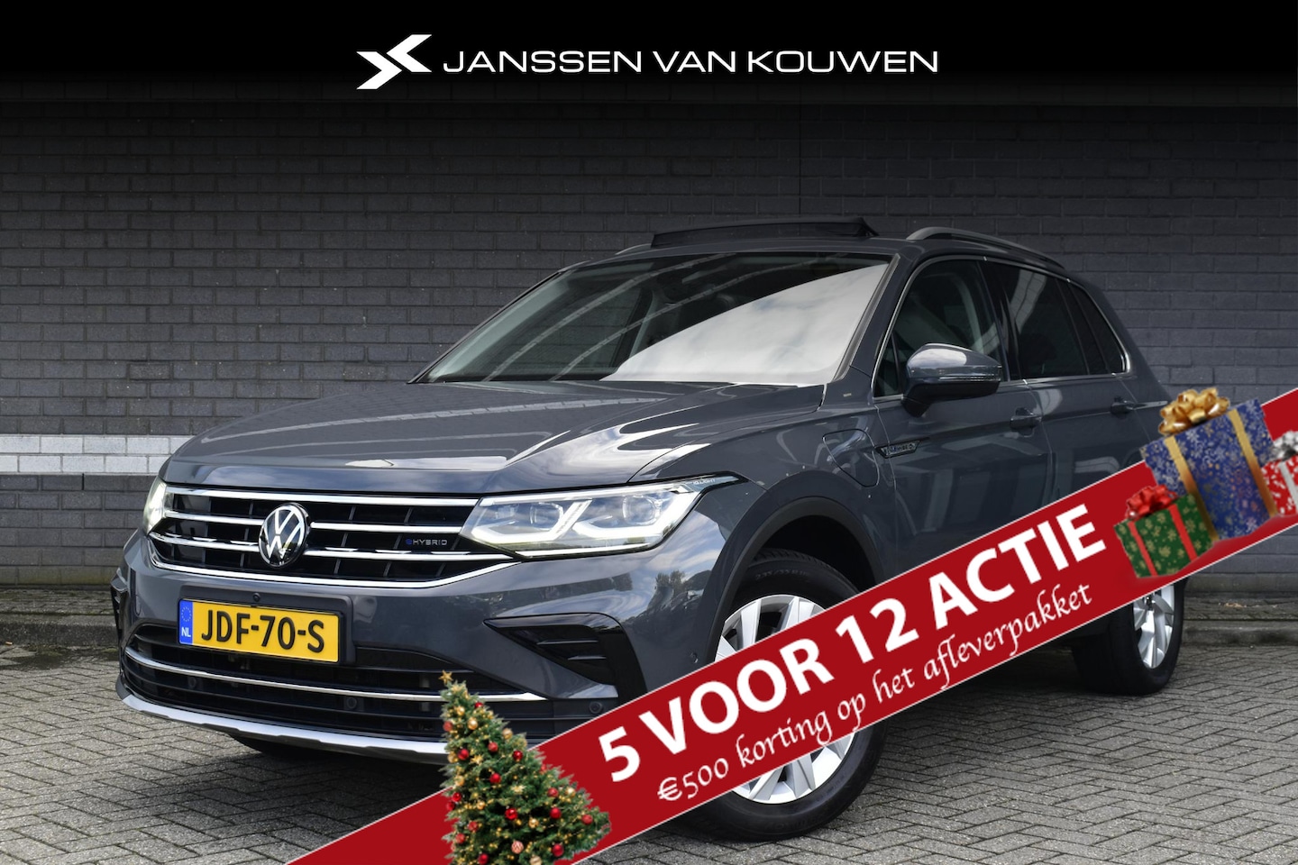 Volkswagen Tiguan - 1.4 TSI eHybrid / Pano / Leder-Stoelverwarming / Virtual / IQ Light - AutoWereld.nl