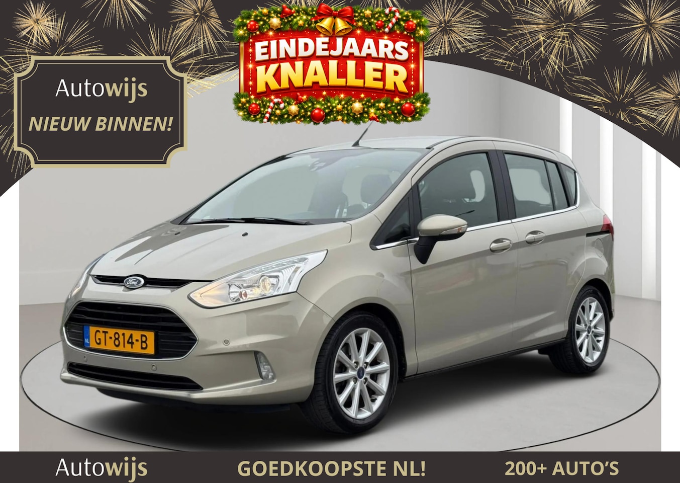 Ford B-Max - 1.6 TI-VCT Titanium|1e EIG|Camera|Xenon|Dealer onderhouden|AUT - AutoWereld.nl
