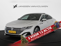 Volkswagen Arteon - 1.4 TSI eHybrid R-Line Business Pano Trekhaak Stuur-Stoelverwarming Sfeerverlichting 360-C