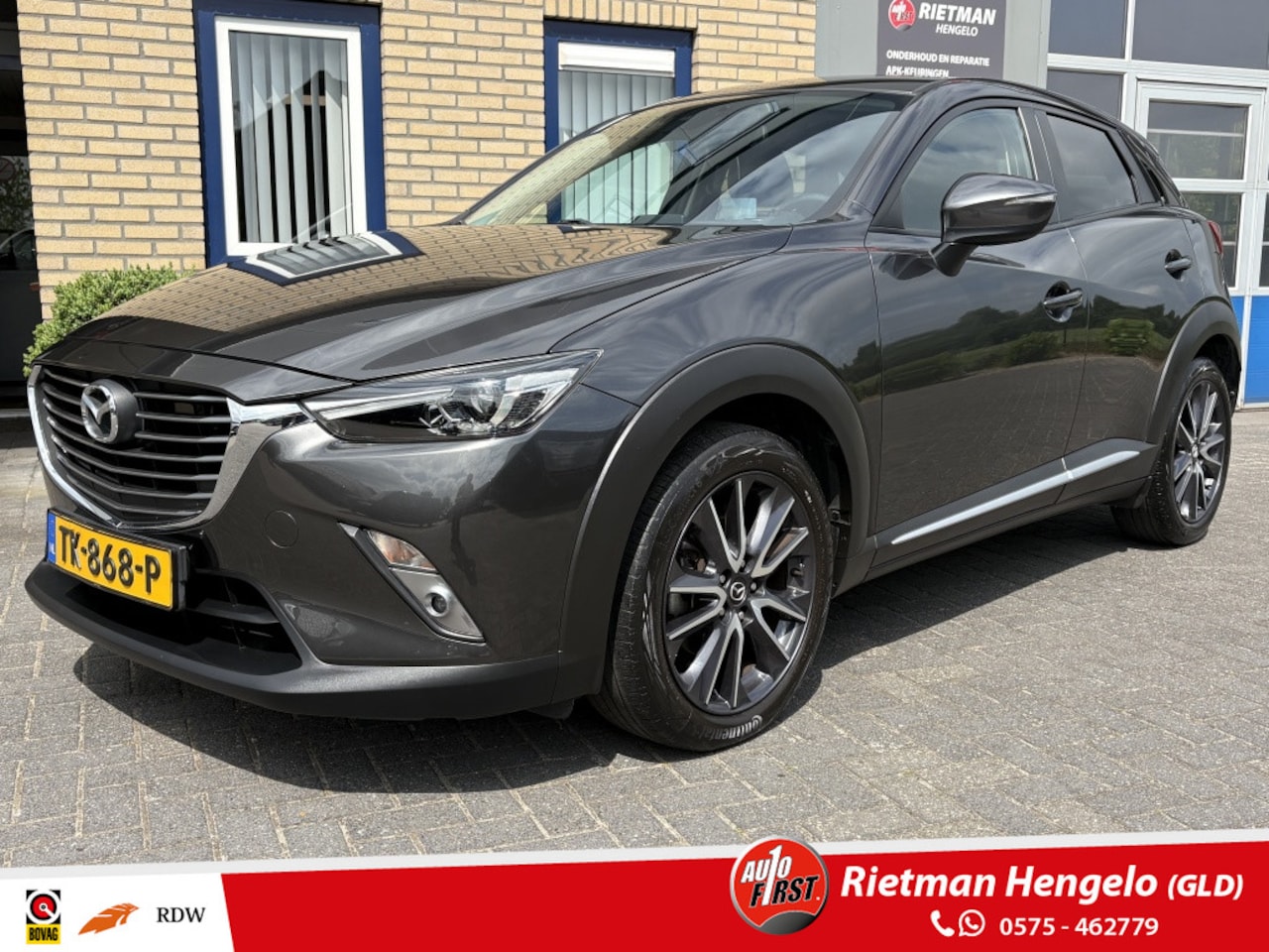 Mazda CX-3 - 2.0 SAG Skyactiv GT TREKHAAK-CAMERA-LEDER BEKLEDING - AutoWereld.nl