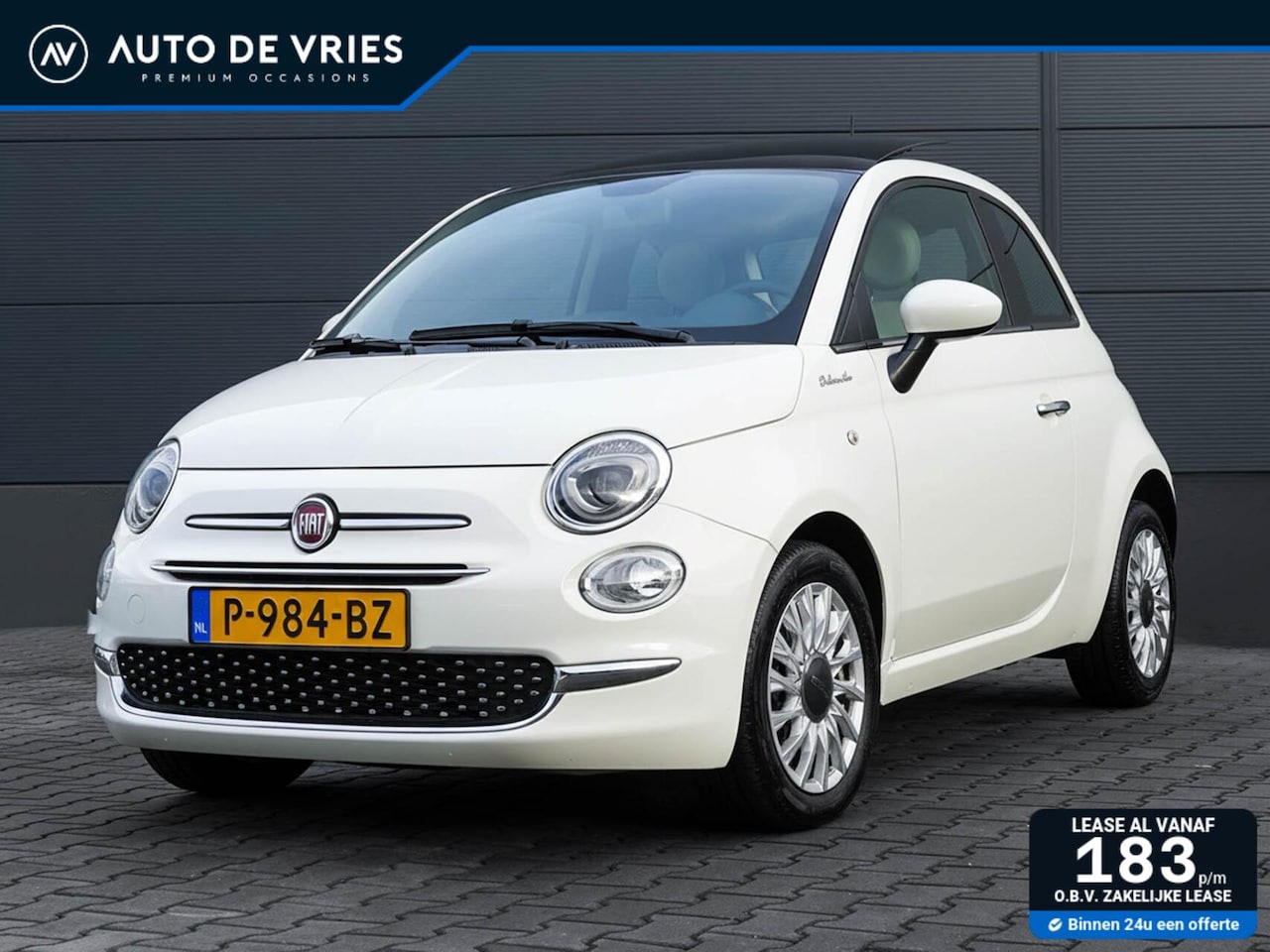 Fiat 500 - 1.0 Hybrid 70pk Dolcevita | Panoramadak | Carplay | Parkeersensoren - AutoWereld.nl