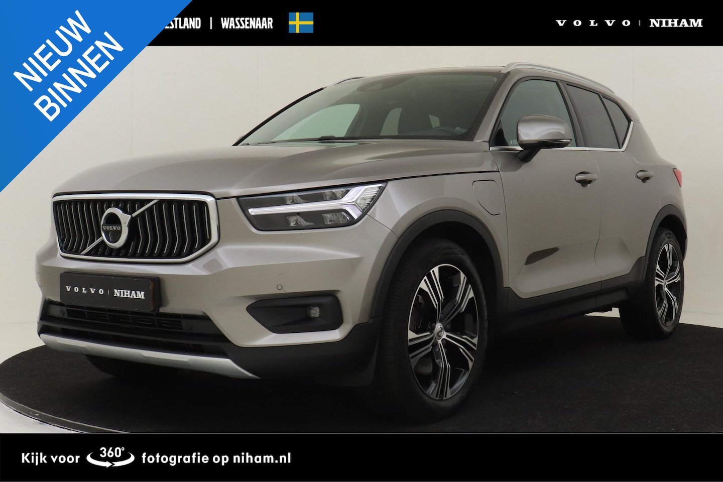 Volvo XC40 - T5 RECHARGE INSCRIPTION -PANO.DAK|HARMAN/KARDON|360°CAM|KEYLESS|LEDER|ADAP.CRUISE|PRIVACY. - AutoWereld.nl