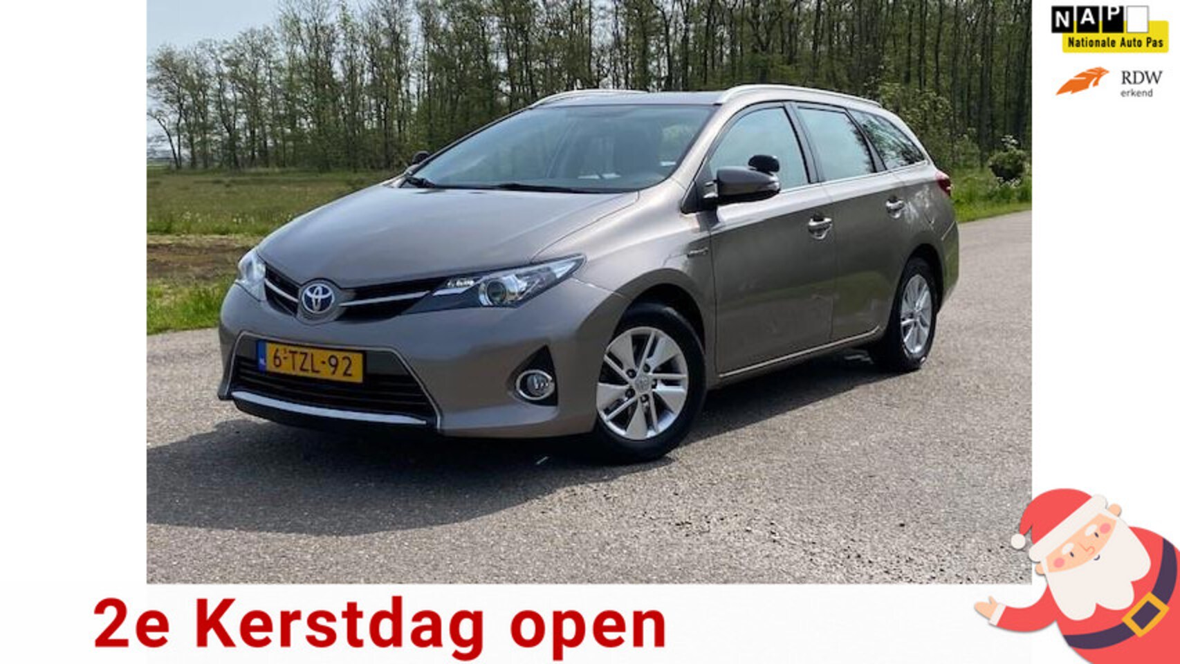 Toyota Auris Touring Sports - 1.8 Hybrid Aspiration AUTOMAAT NAVI NAP GOED ONDERHOUDEN - AutoWereld.nl