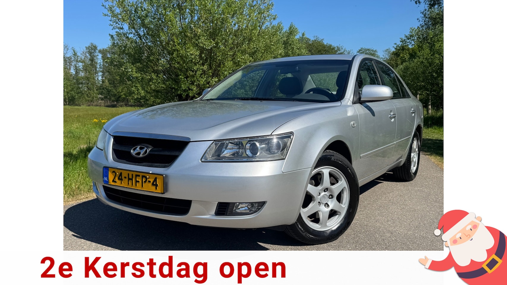 Hyundai Sonata - 2.4 Style / Automaat / Airco / Cruise Control / Leder / Elektrisch Schuif - Kanteldak / Tr - AutoWereld.nl