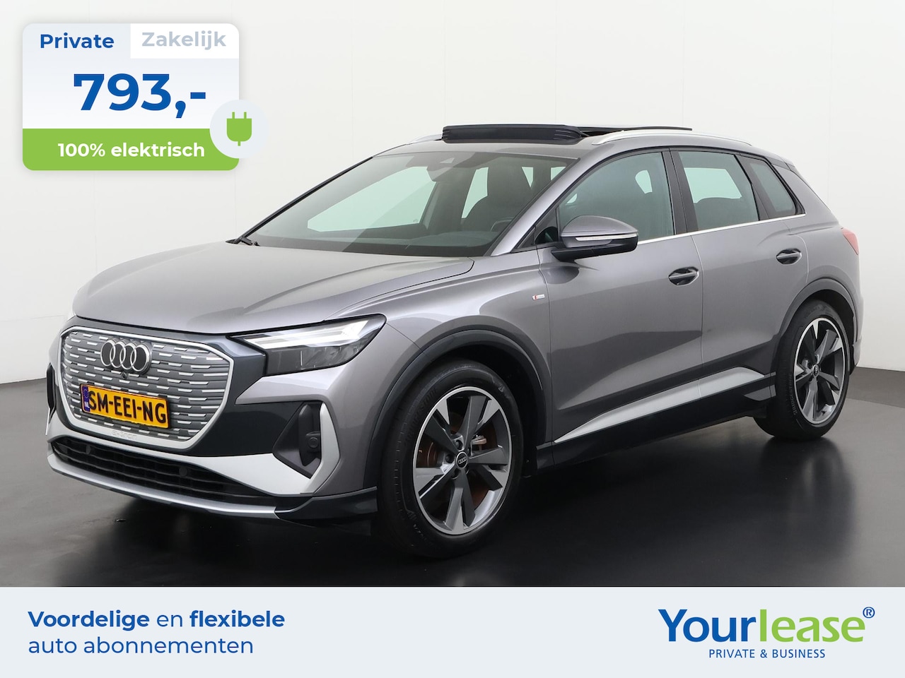 Audi Q4 e-tron - 35 S-Line 55 kWh | All-in 793,- Private Lease | Direct uit voorraad - AutoWereld.nl
