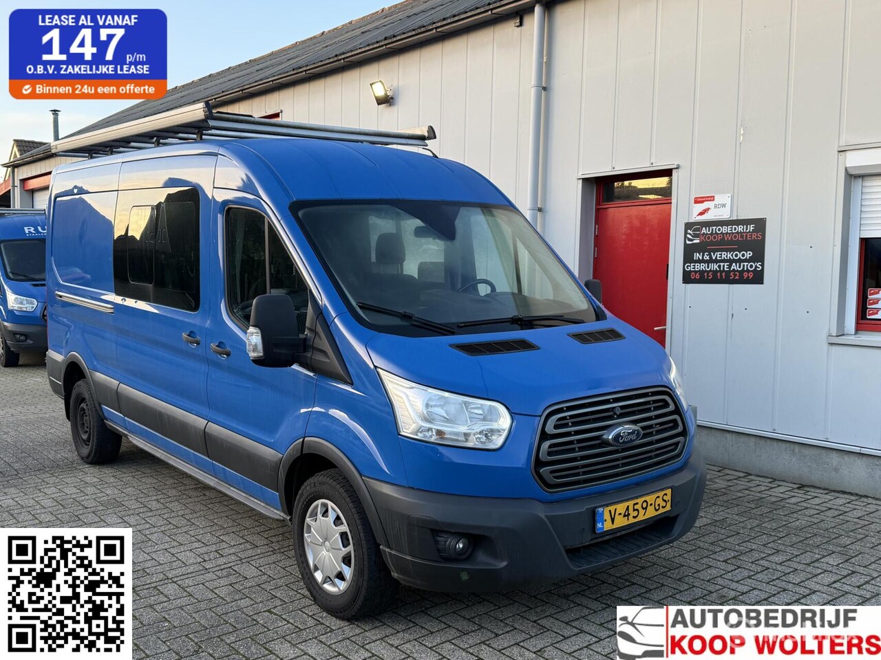 Ford Transit - 350 2.0 TDCI L3H2 DC NAVI RWD! - AutoWereld.nl