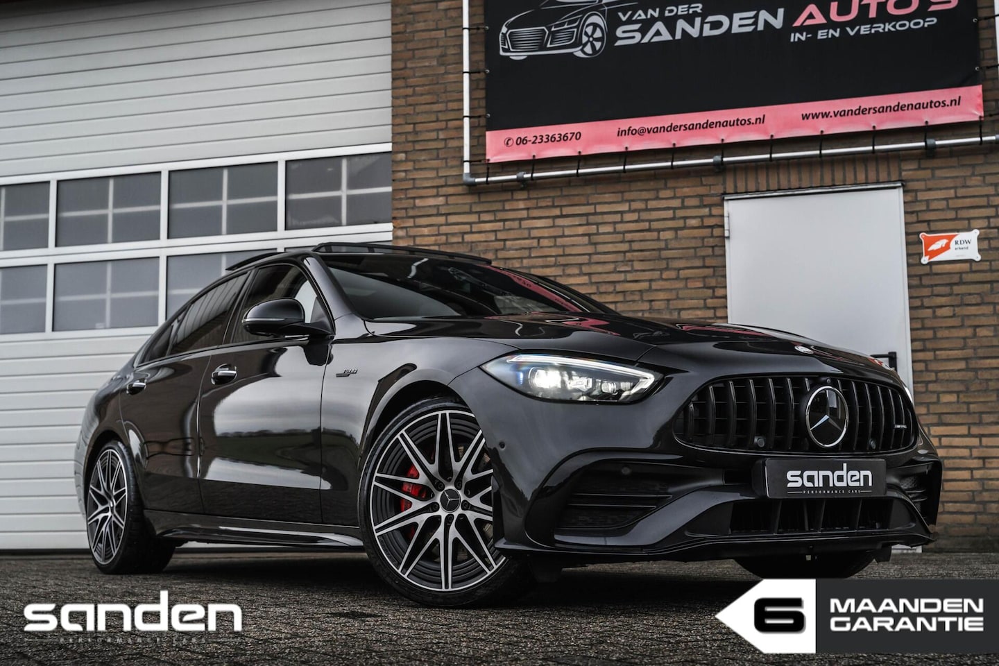 Mercedes-Benz C-klasse - AMG 43 4MATIC |Pano|360|Burmester|Memory|AMG Styling - AutoWereld.nl