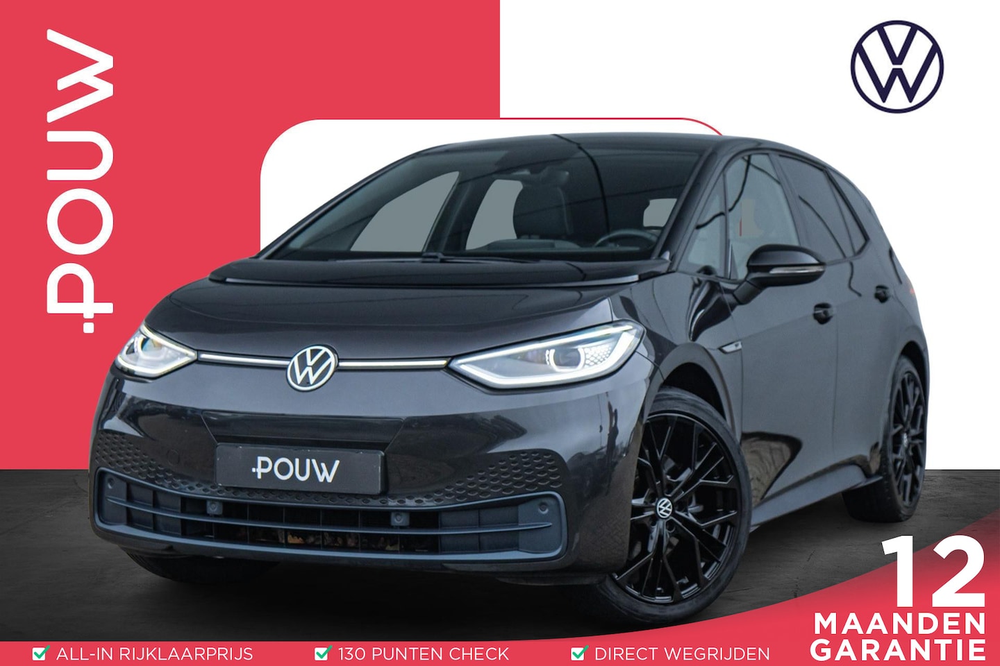 Volkswagen ID.3 - 204pk First Max 58 kWh | Panoramadak | Achteruitrijcamera | Head-up Display | Elektrisch V - AutoWereld.nl