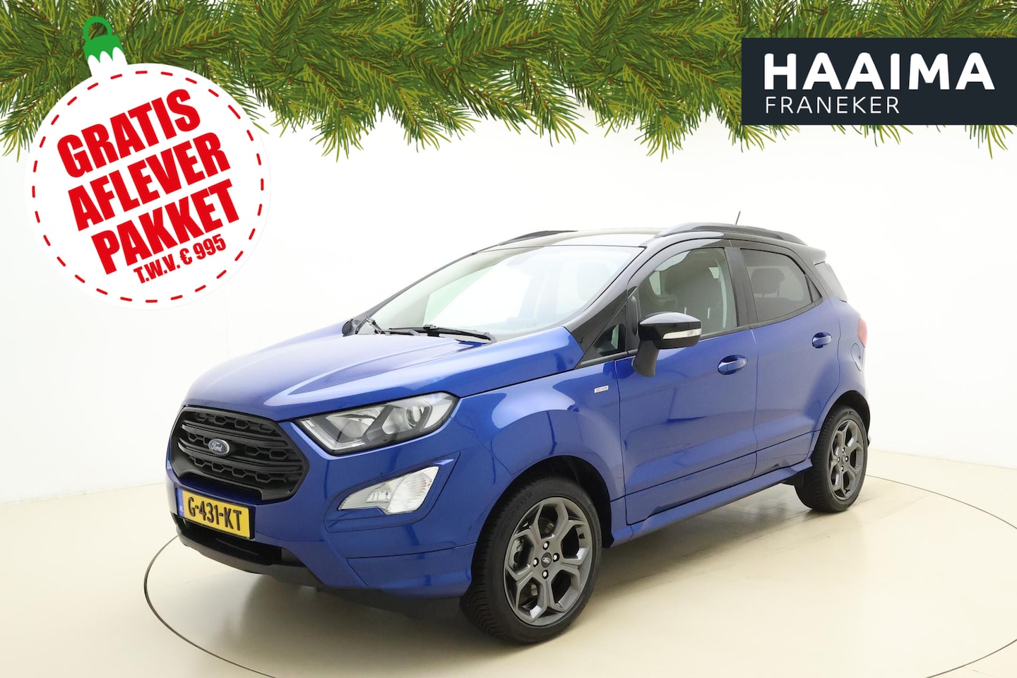 Ford EcoSport - 1.0 EcoBoost ST-Line Black 125pk | Automaat | Navigatie | Winter Pakket | Trekhaak | Clima - AutoWereld.nl