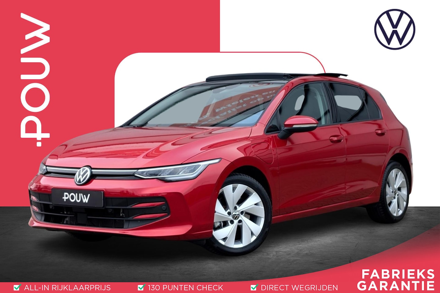 Volkswagen Golf - 1.5 eHybrid 204pk DSG Life Edition | SoH 100% | Trekhaak | Panoramadakdak | Navigatie - AutoWereld.nl