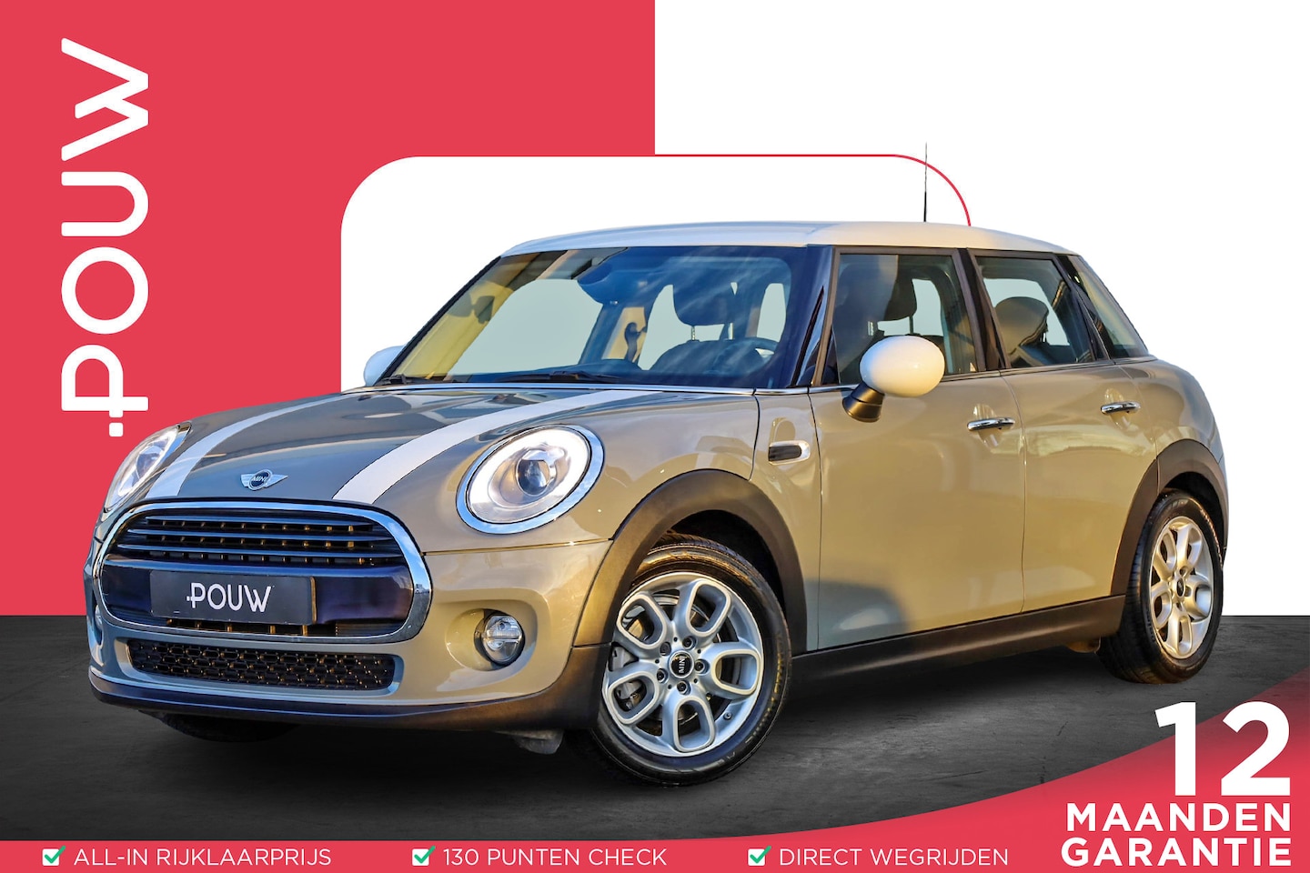 MINI Cooper - Mini 1.5 136pk | Bluetooth | Airco | Keyless Start - AutoWereld.nl