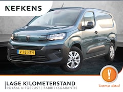 Peugeot e-Partner - Long 50 kWh Automaat | Demo | 3-Zits | Dodehoek bewaking | Houten afwerking | Achteruitrij