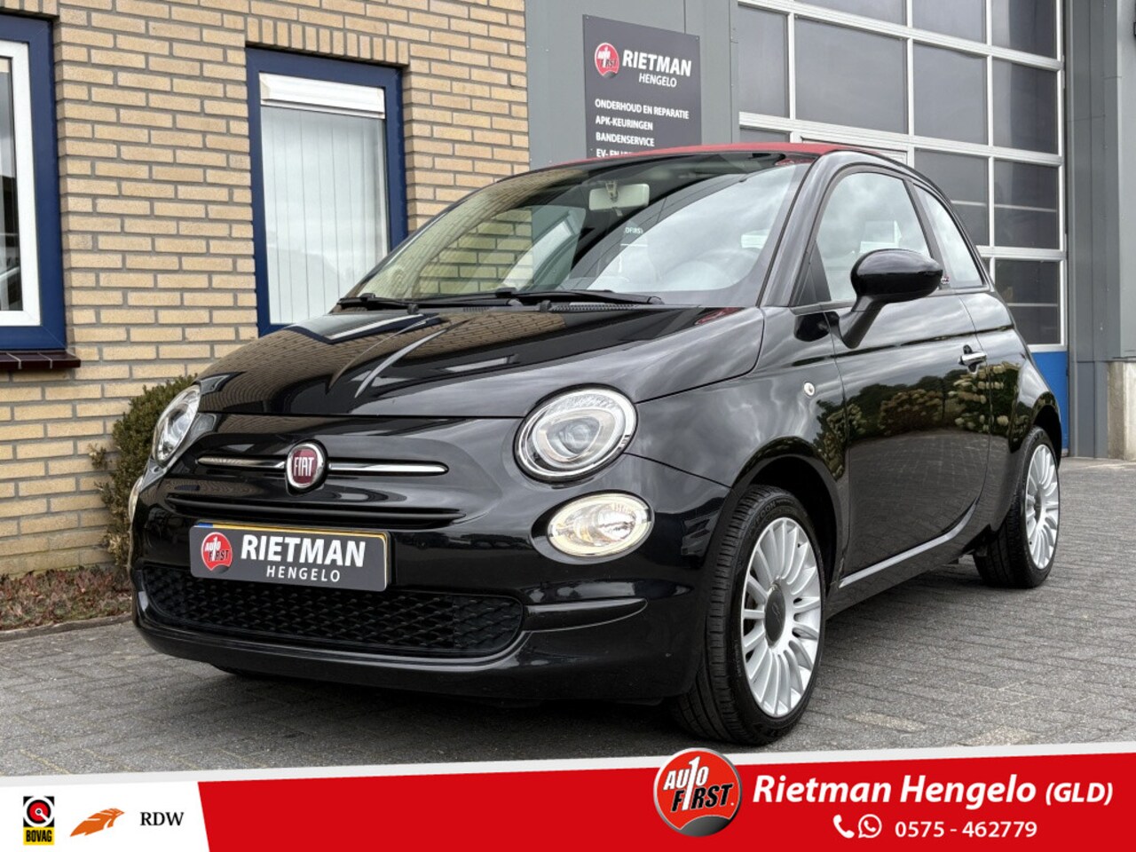Fiat 500 C - 1.2 Popstar SCHUIF\KANTELDAK-16 INCH LM - AutoWereld.nl