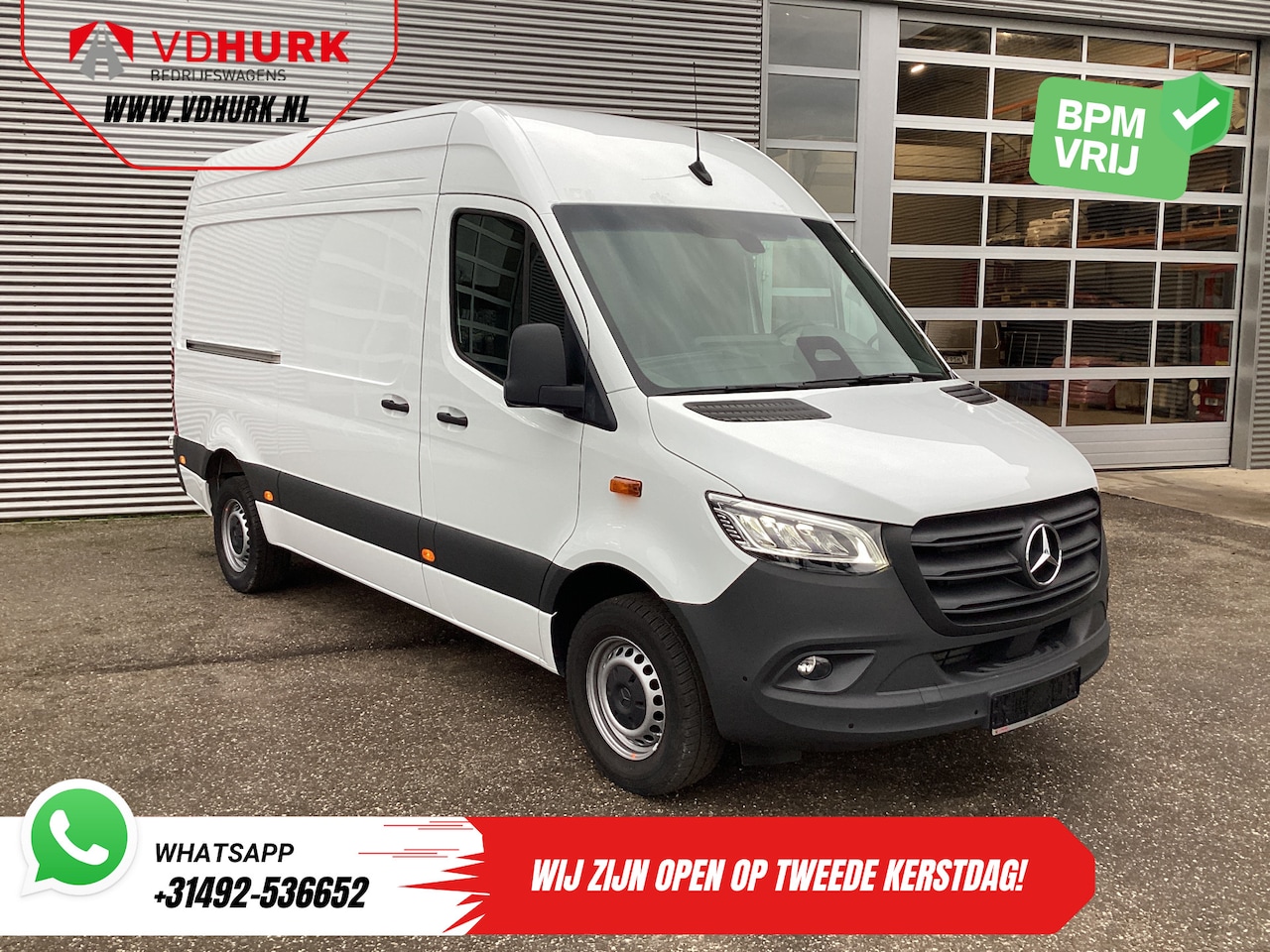 Mercedes-Benz Sprinter - 317 Aut. L2H2 BPM VRIJ! LED/ 270 Gr.Deuren/ Gev.Stoel/ Stoelverw./ Navi/ Camera/ PDC/ Beti - AutoWereld.nl