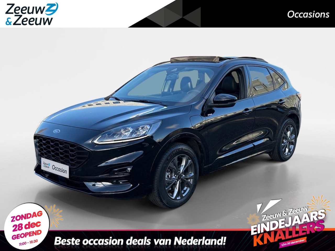 Ford Kuga - 2.5 PHEV ST-Line X | Trekhaak | Keyless Entry | Schuif/Kantel Dak | Adaptieve Cruise Contr - AutoWereld.nl
