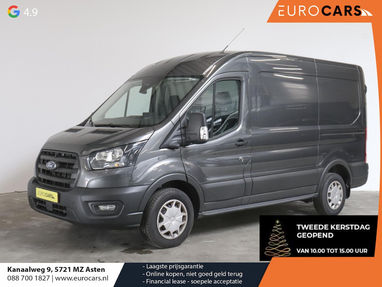 Ford Transit - 105PK L2H2 Trend Airco Navi Cruise Control Navigatie Trekhaak - AutoWereld.nl