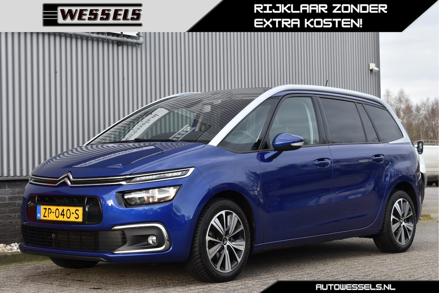 Citroën Grand C4 Picasso - 1.2 Feel Automaat 7p, Camera, Navi, Trekhaak, Carplay - AutoWereld.nl