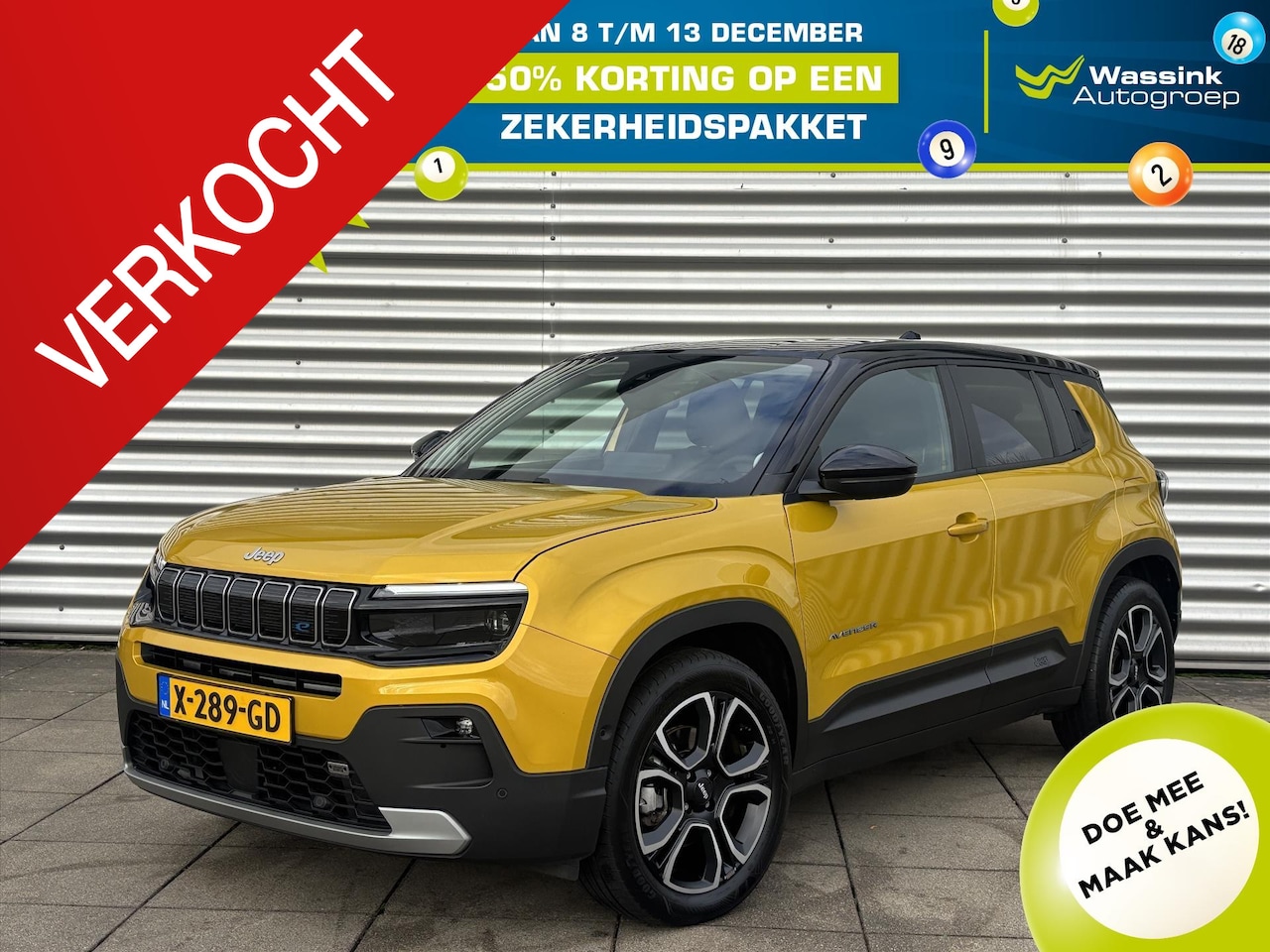 Jeep Avenger - 54 kWh 156pk Automaat 1st Edition Navigatie | Camera | Elektrische Achterklep | LED | 18 I - AutoWereld.nl