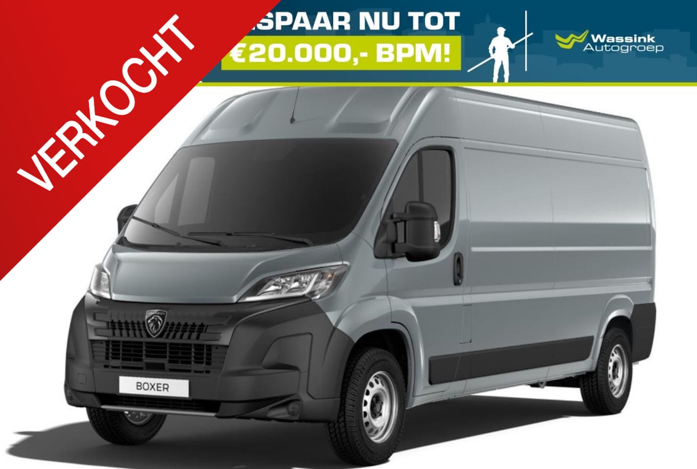 Peugeot Boxer - New 3.5T 2.2 BlueHDi 180 Automaat L3H2 I Navigatie I Apple Carplay I Climate Controle I 5, - AutoWereld.nl