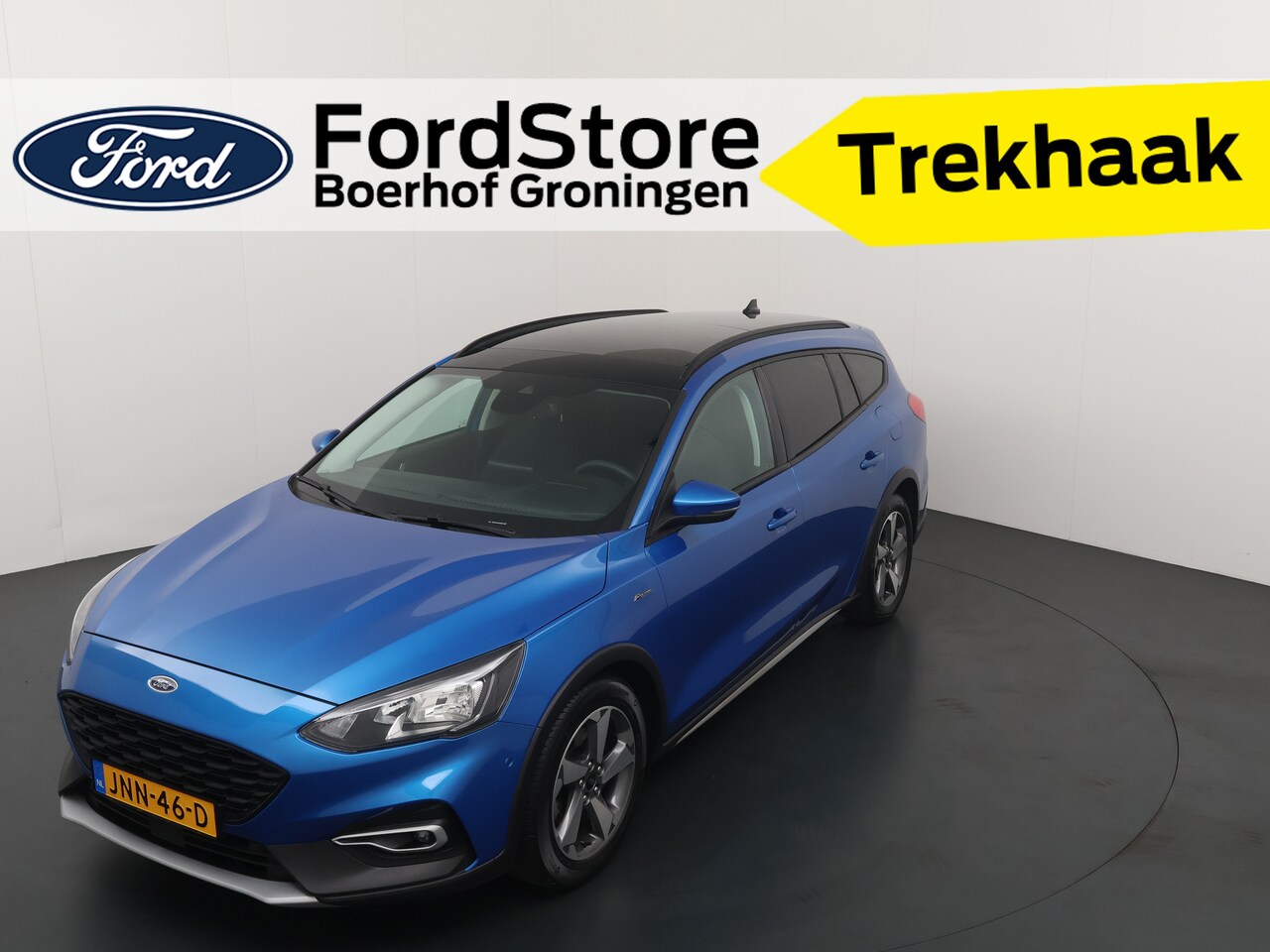 Ford Focus Wagon - EcoBoost Hybrid 125pk Active Business | Elek. Trekhaak | AGR | Winter Pack | Pano | B&O | - AutoWereld.nl
