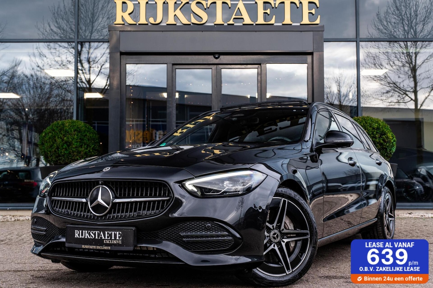 Mercedes-Benz C-klasse Estate - C300 e AMG|PANO|MASSAGE|BURMESTER - AutoWereld.nl