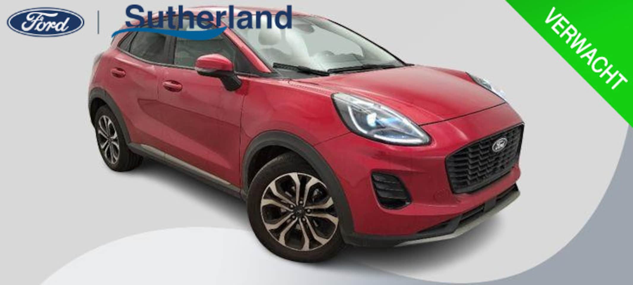 Ford Puma - 1.0 EcoBoost Hybrid Titanium 125pk | SYNC 4 Navigatie | Winterpack | Reserve Wiel | Achter - AutoWereld.nl