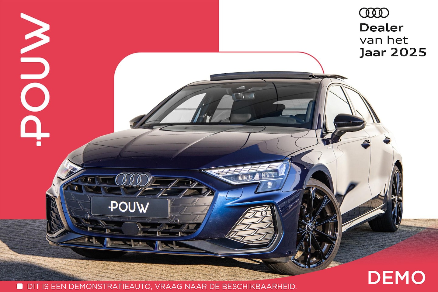 Audi A3 Sportback - 30 TFSI 116pk S-tronic Pro Line | Panoramadak | Zwart Optiek | 19" Velgen - AutoWereld.nl