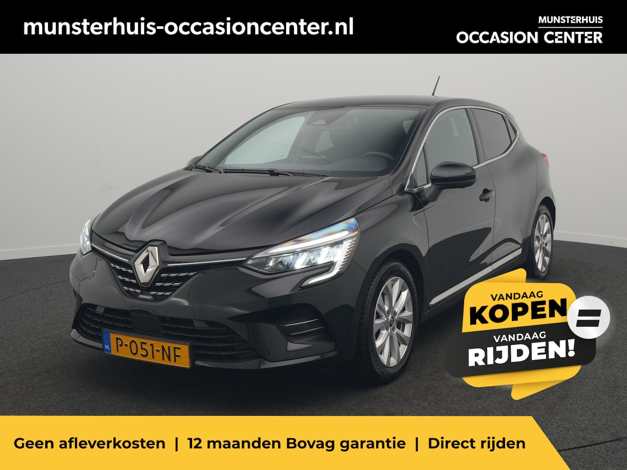 Renault Clio - 1.6 E-Tech Hybrid 140 Intens - RIJKLAARPRIJS - All Seasonbanden - Rondomzichtcamera - Deal - AutoWereld.nl