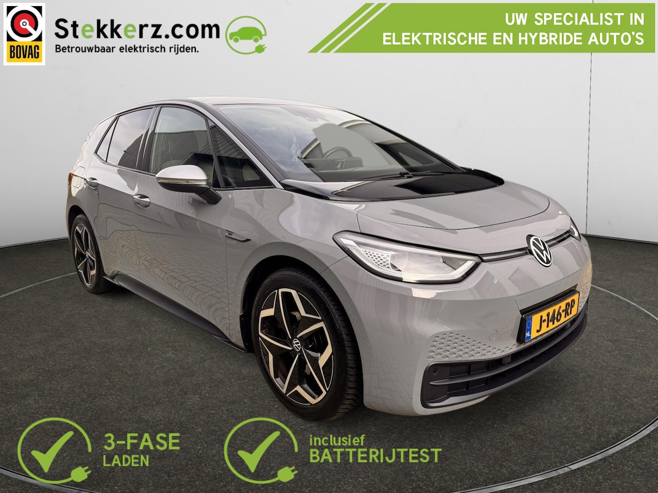 Volkswagen ID.3 - First Plus 58 kWh Trekhaak, Camera, SOH 94% - AutoWereld.nl