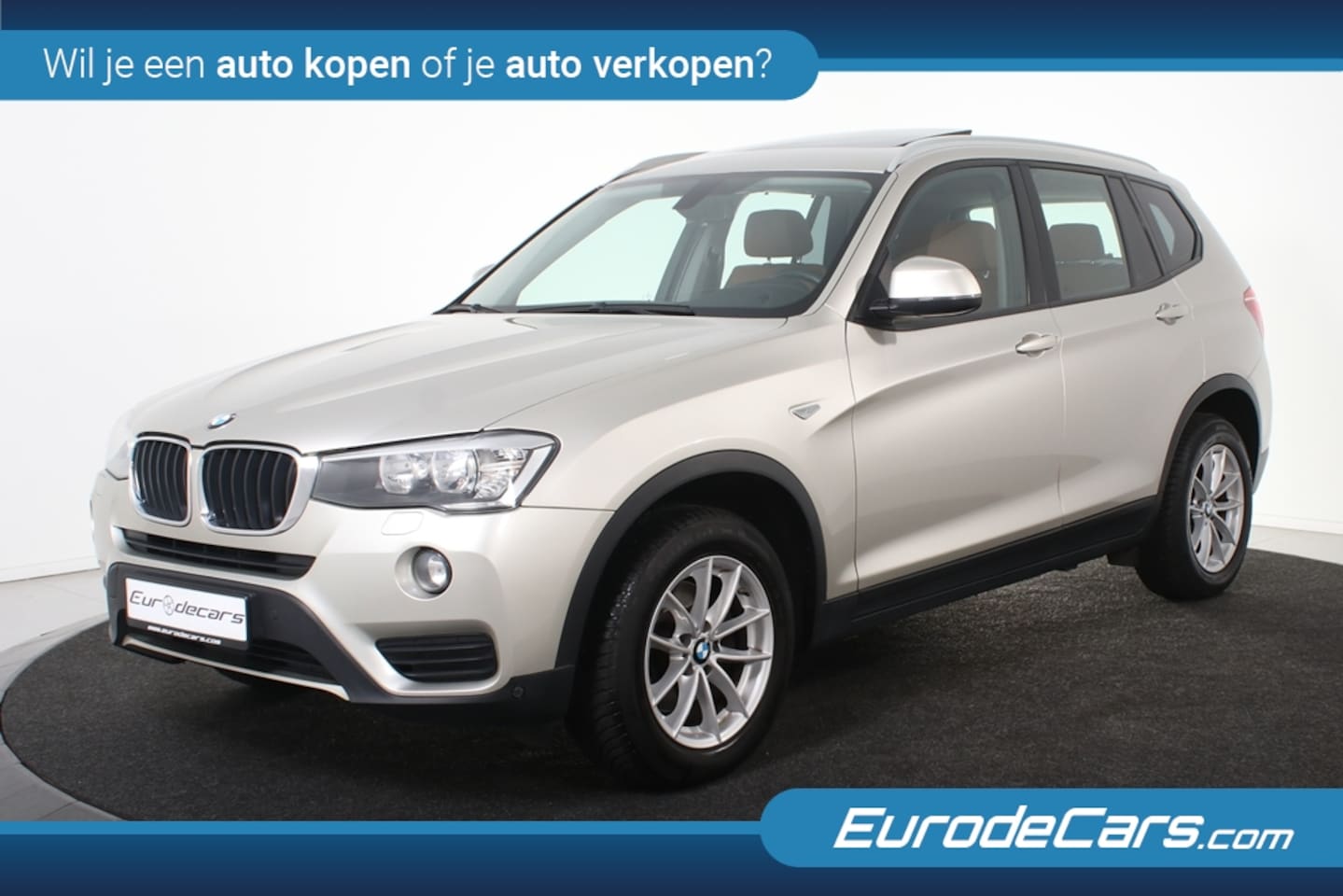 BMW X3 - sDrive18d *Leer*Panoramadak*Navigatie*Trekhaak* - AutoWereld.nl