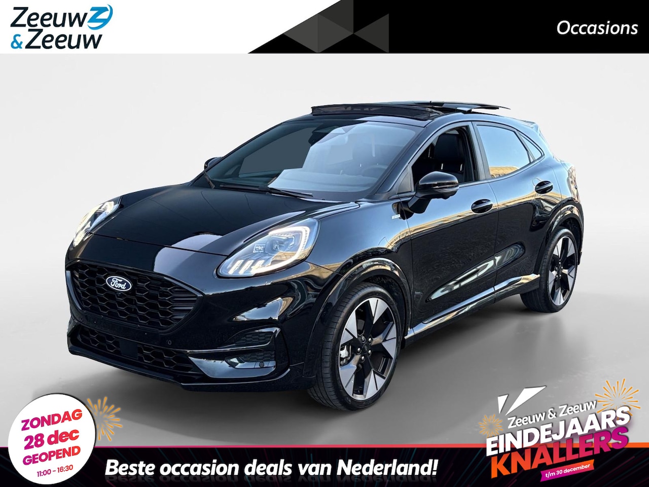 Ford Puma - 1.0 EcoBoost Hybrid ST-Line X | Navigatie | Panoramadak | Stoel/Stuur/Voorruitverwarming | - AutoWereld.nl