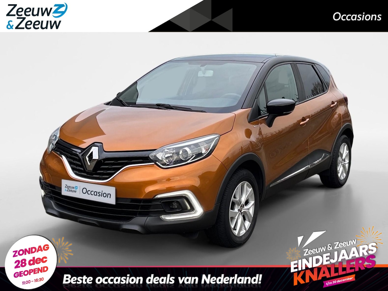 Renault Captur - 90PK TCe Limited | Trekhaak (1200 KG) | Navi | Parkeersensoren | Airco | Lichtmetalen Velg - AutoWereld.nl