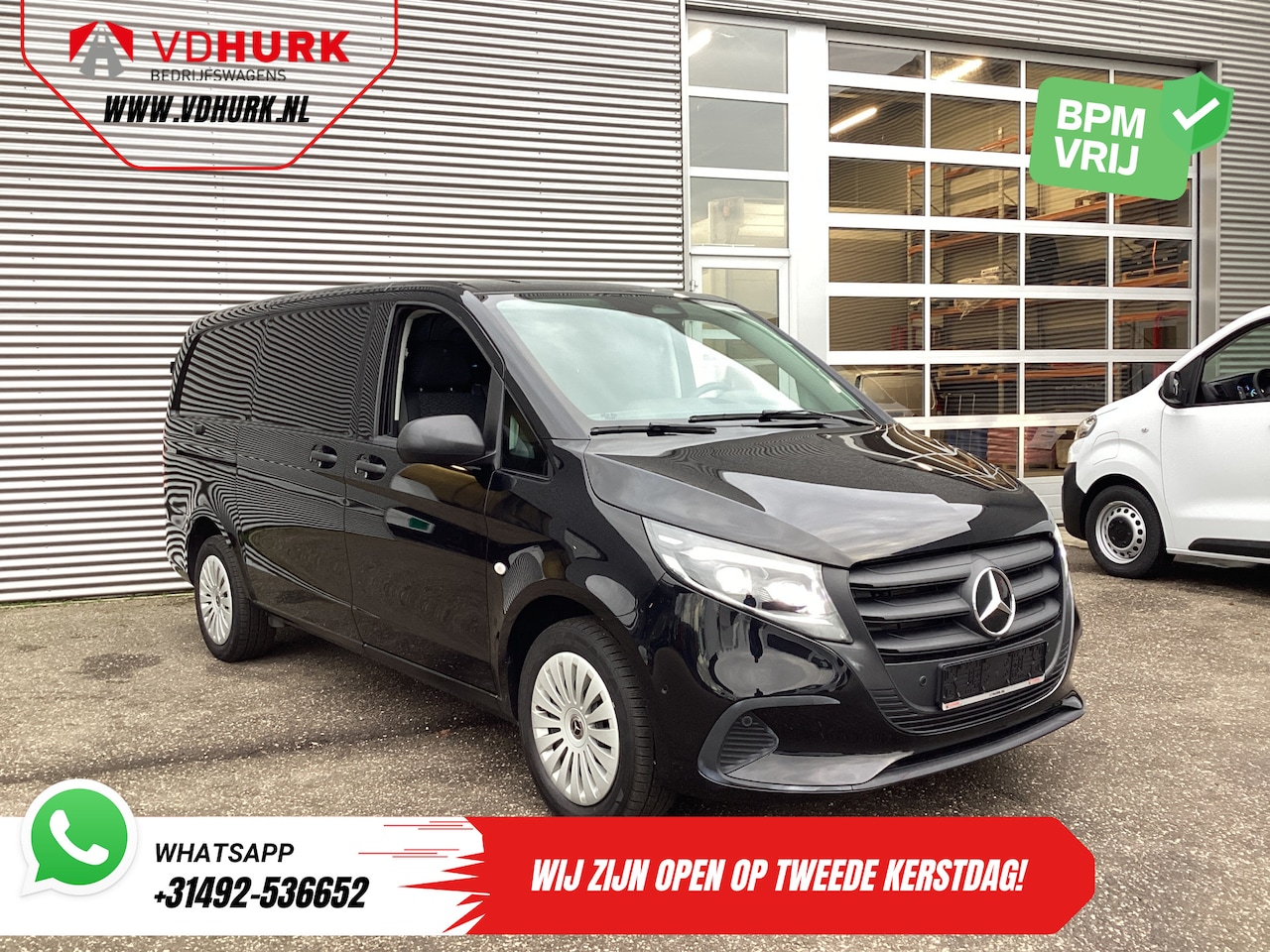 Mercedes-Benz Vito - 116 CDI Aut. L2 BPM VRIJ! LED/ Carplay/ 270Gr.Deuren/ Stoelverw./ Navi/ Camera/ Cruise/ PD - AutoWereld.nl